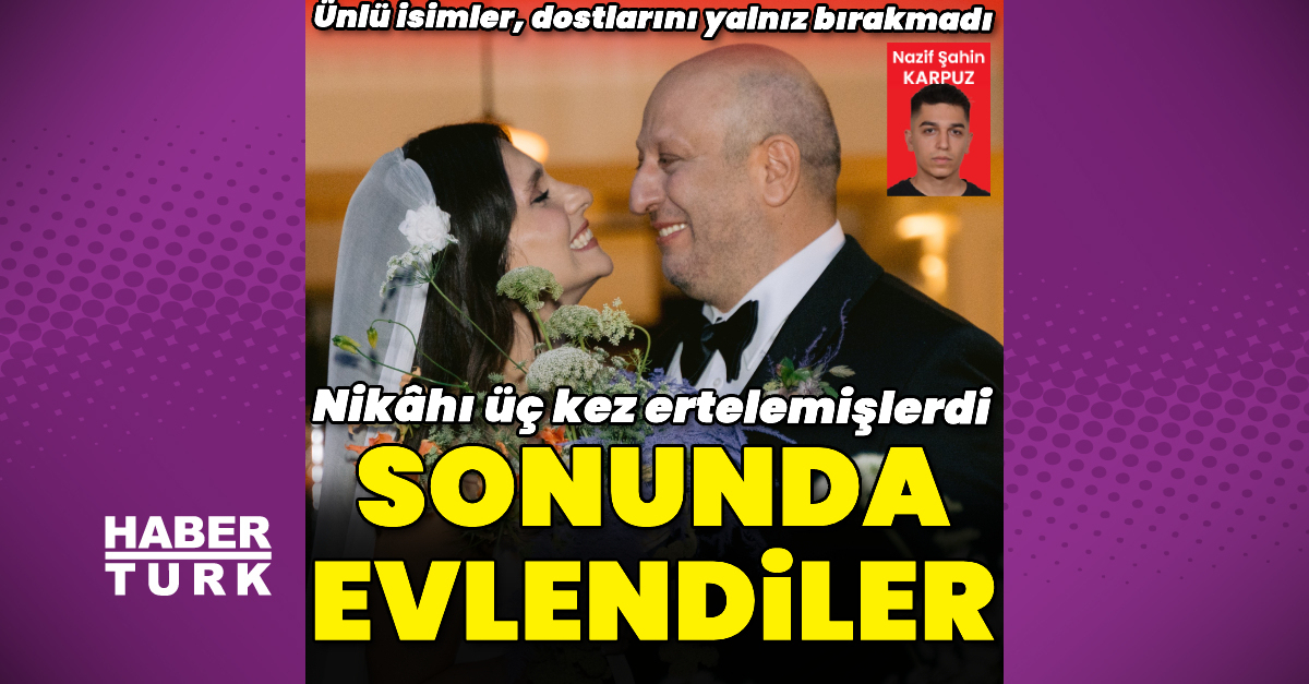 Meriç Aral ile Serkan Keskin evlendi