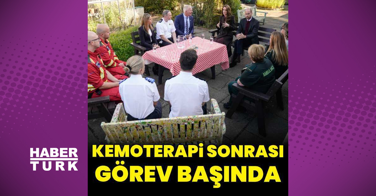 Prenses Kate Middleton, kemoterapi sonrası görev başında ilk kez görüntülendi