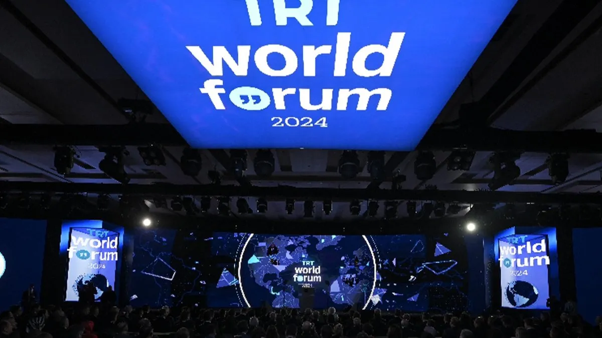 TRT World Forum’da tarihi çağrı: “Gazze’nin sessizliği dünyayı sağır ediyor!”