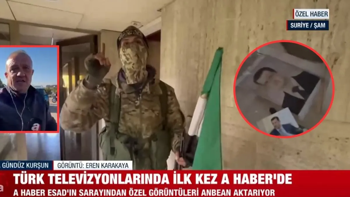 Esad’ın sarayından çok özel görüntüler: Türk televizyonlarında ilk kez ahaber’de!